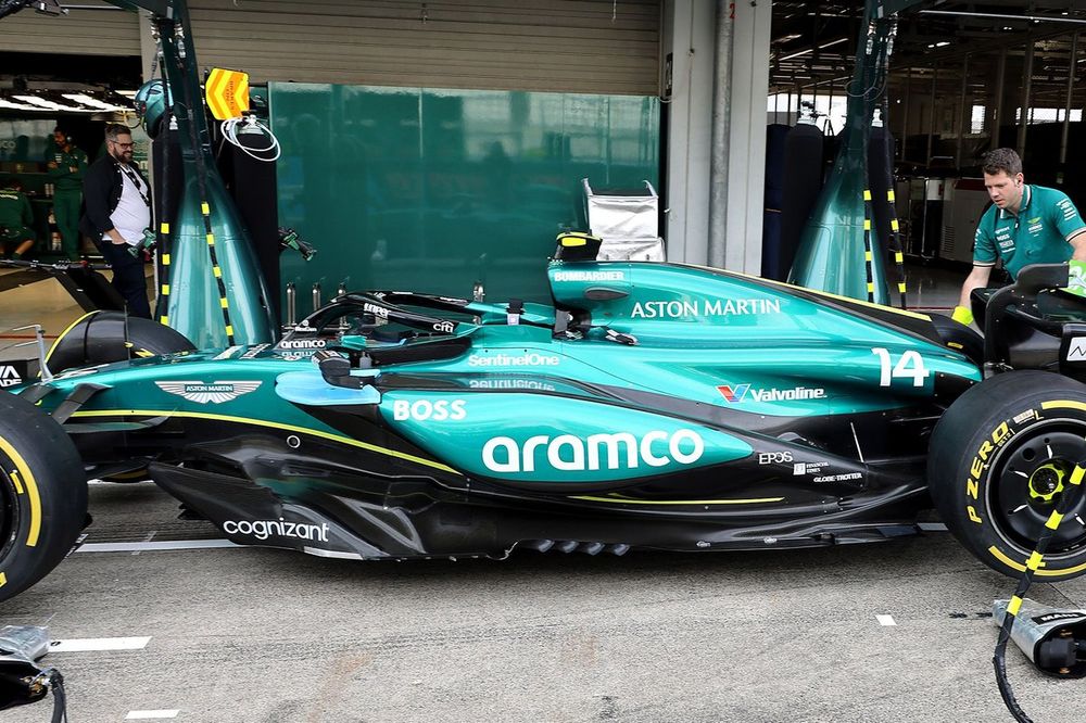 Detalle técnico del Aston Martin AMR24