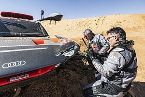 Sainz, "afortunado" tras su terrible accidente en el Rally Dakar