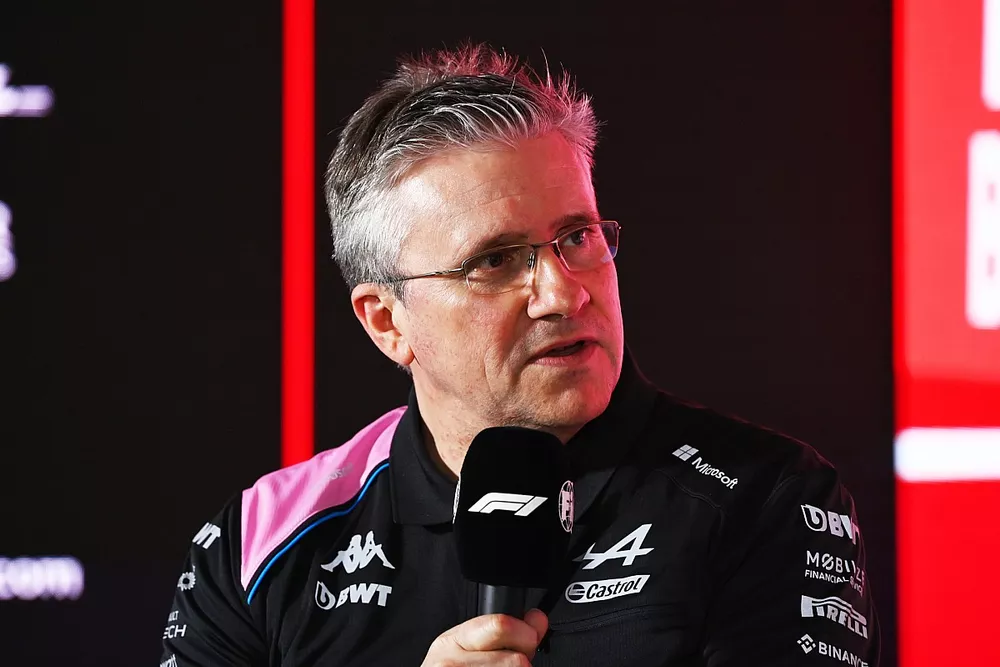 Pat Fry, Chief Technical Officer, Alpine F1 Team, in a Press Conference