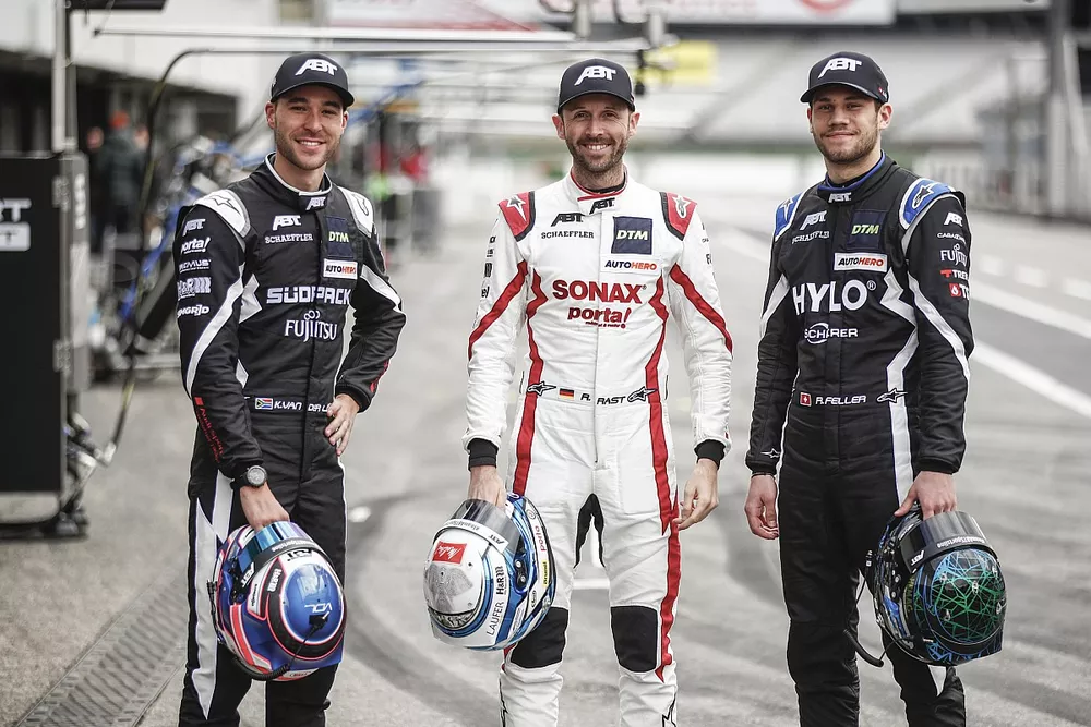 Kelvin van der Linde, Team ABT Sportsline, Ren&eacute; Rast, Team ABT Sportsline, Ricardo Feller, Team ABT Sportsline