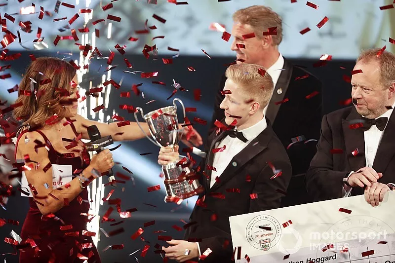 Johnathan Hoggard wins the Aston Martin Autosport BRDC Young Driver Of The Year Award
