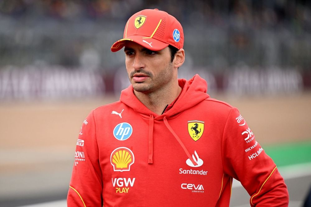 Carlos Sainz, Scuderia Ferrari Charles Leclerc, Scuderia Ferrari , with Sky tv presenters playing football