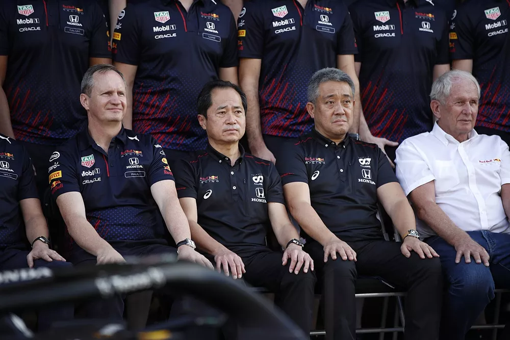 Toyoharu Tanabe, F1 Technical Director, Honda, Masashi Yamamoto, General Manager, Honda Motorsport