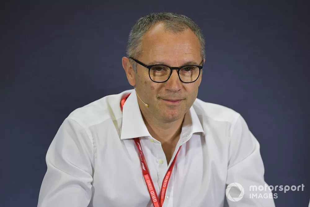 Stefano Domenicali in Press Conference for new F2 tyres 