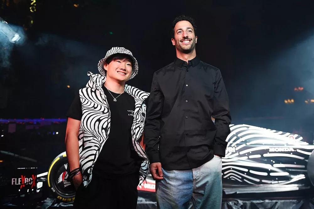 Yuki Tsunoda, Daniel Ricciardo, AlphaTauri
