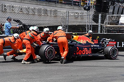 Monaco GP: Ricciardo quickest in FP3 as Verstappen shunts