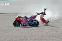 Martín fue hospitalizado tras una fuerte caída en Portimao