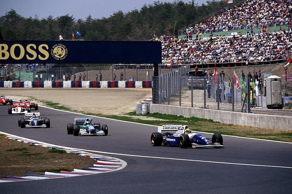 1994年岡山県TIサーキット英田で開催F1パシフィックGPポスター。 Amazon.co.jp: 岡山県 TIサーキット英田開催 F1パシフィックGP