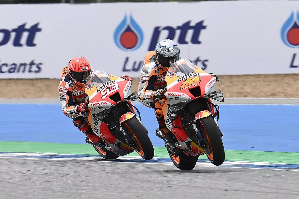 Pol Espargaro, Repsol Honda Team, et Marc Marquez, Repsol Honda Team