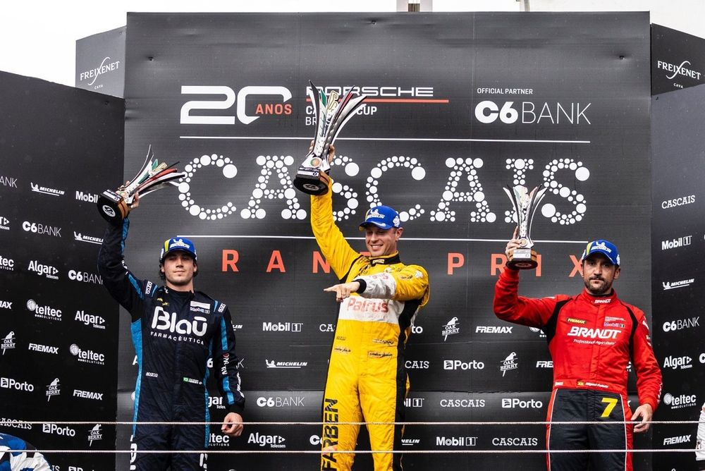 Chris Hahn, Marçal Muller e Miguel Paludo