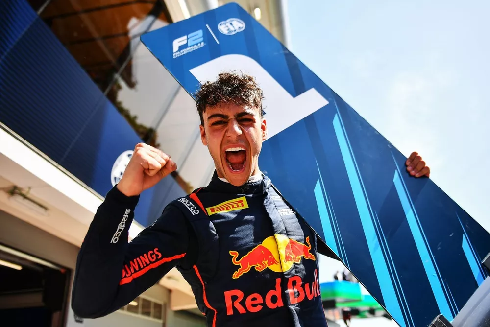 Race winner Arvid Lindblad, Campos Racing