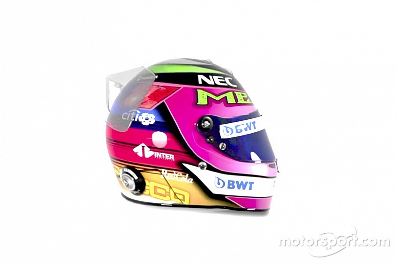 Fotogallery F1: ecco il casco celebrativo di Sergio Perez per il GP del Messico