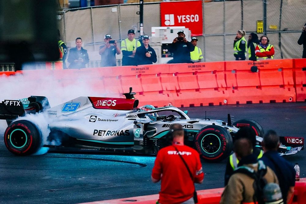 George Russell en Las Vegas