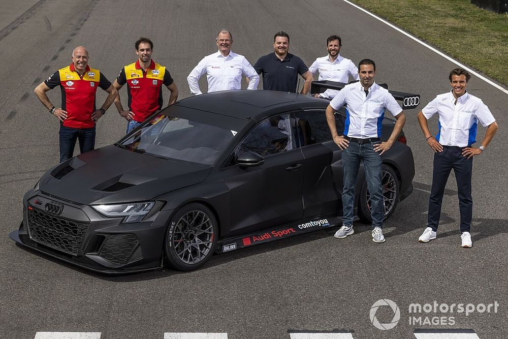 Tom Coronel, Nathana&euml;l Berthon, Detlef Schmidt, Fran&ccedil;ois Verbist, Dr. Andrea Milocco, Mehdi Bennani, Gilles Magnus, Comtoyou Racing, Audi RS 3 LMS TCR