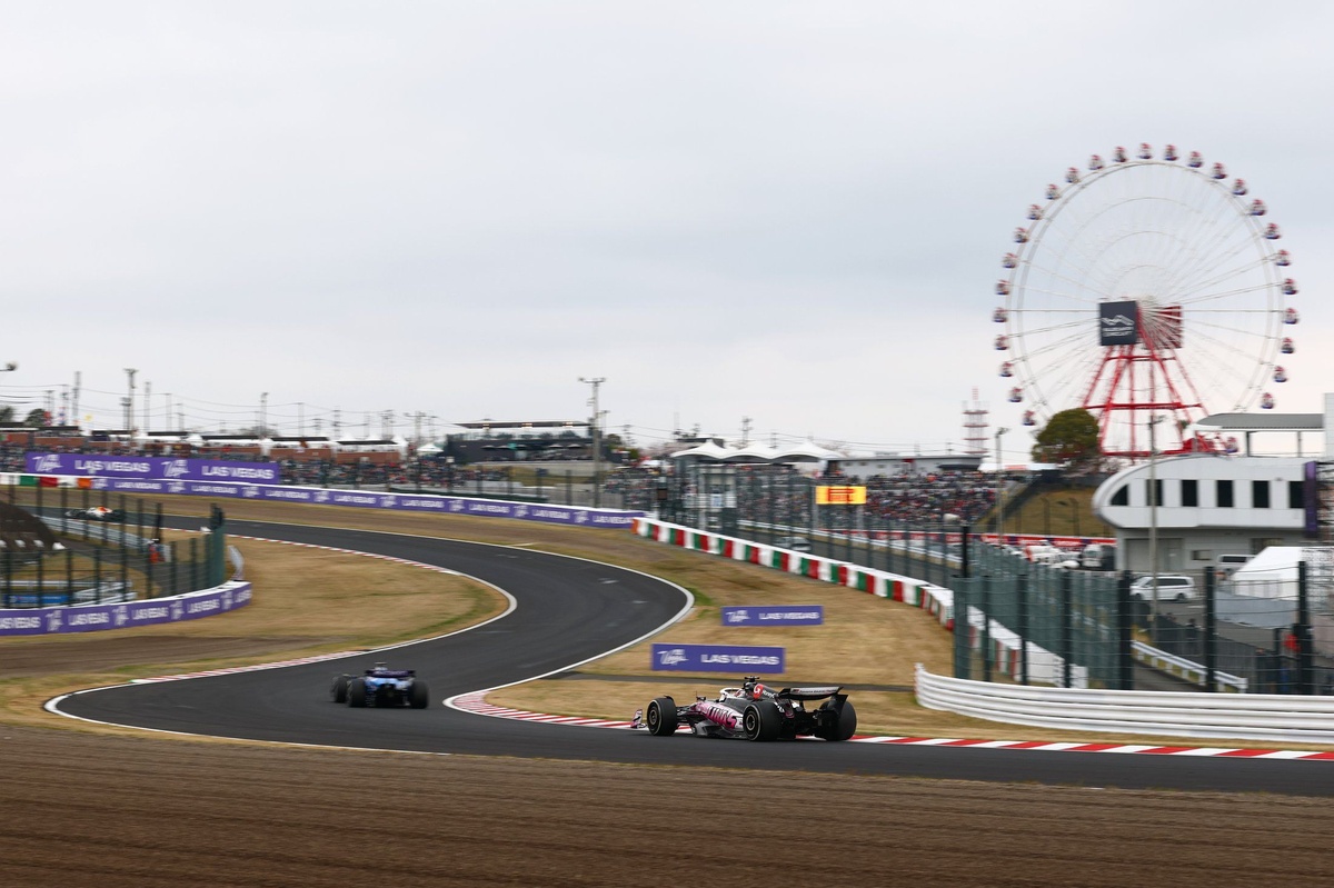 Seulement deux zones pour le mode ligne droite à Suzuka