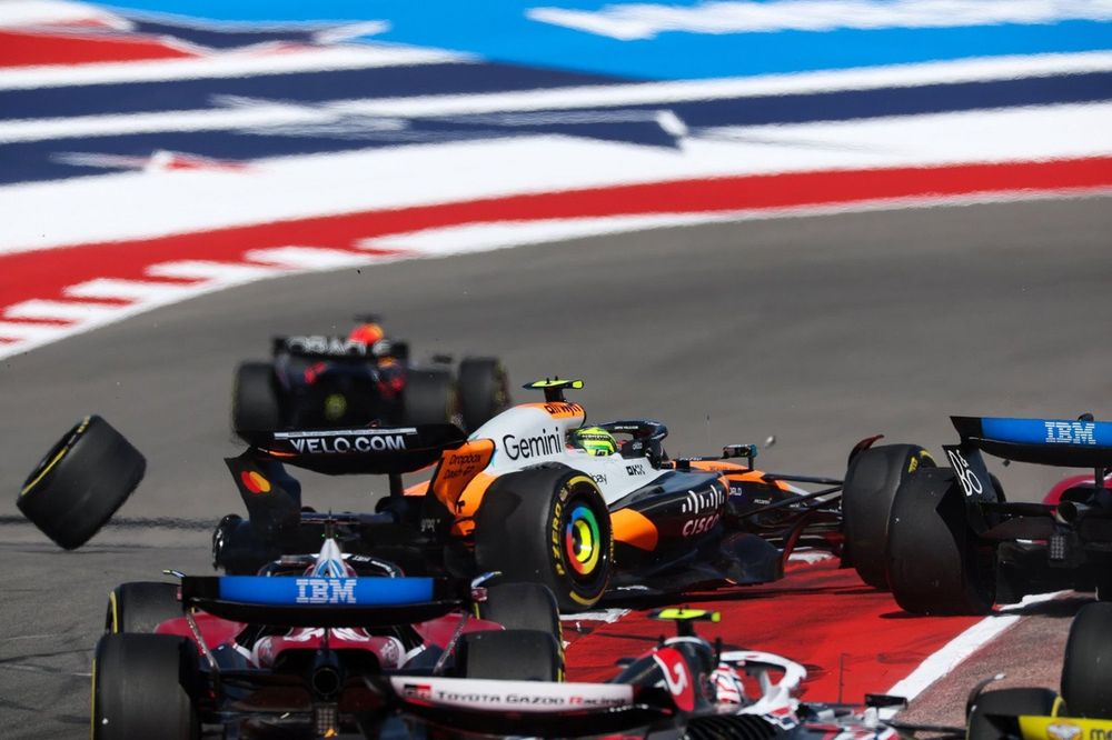 Lando Norris, McLaren crash