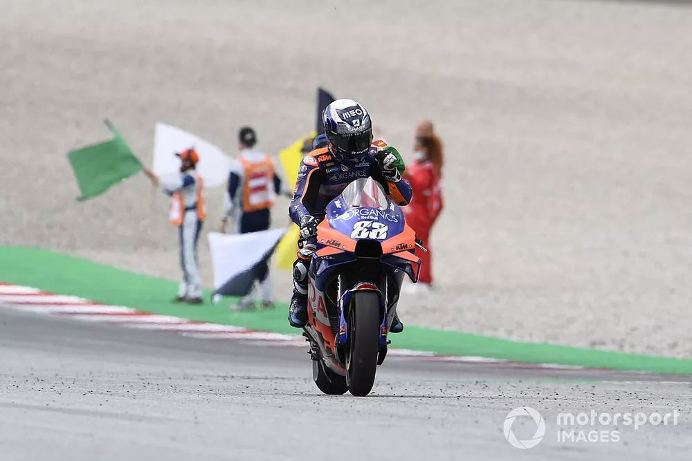 Le vainqueur Miguel Oliveira, Red Bull KTM Tech 3