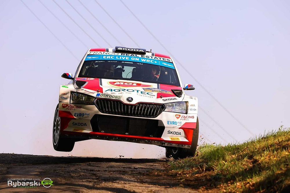 Jan Kopeck&yacute;, Jan Hlou&scaron;ek, Skoda Fabia Rally2 evo