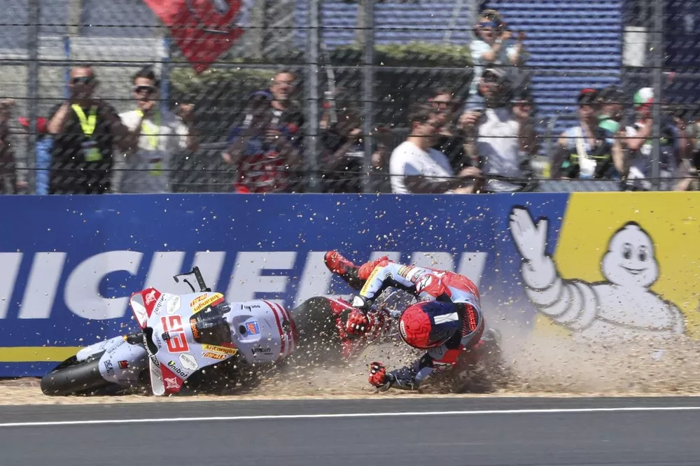 Ca&iacute;da de Marc M&aacute;rquez, Gresini Racing