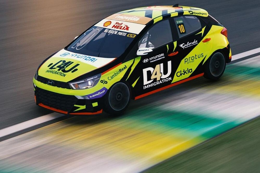 Carro de Wagner Pontes e Uli Dias na Copa Shell HB20
