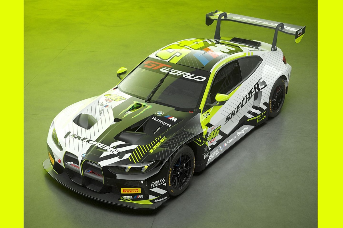 GT World | Ecco la nuova livrea della BMW di Valentino Rossi per il 2026