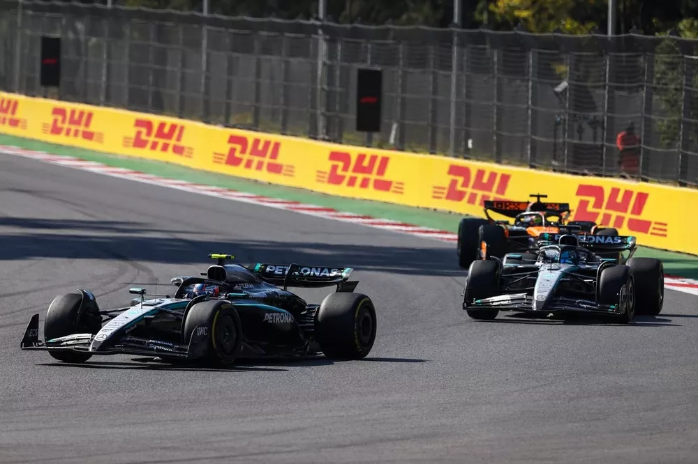 Oscar Piastri, McLaren, George Russell, Mercedes, Andrea Kimi Antonelli, Mercedes