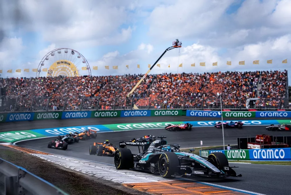 Salida de la carrera en Zandvoort