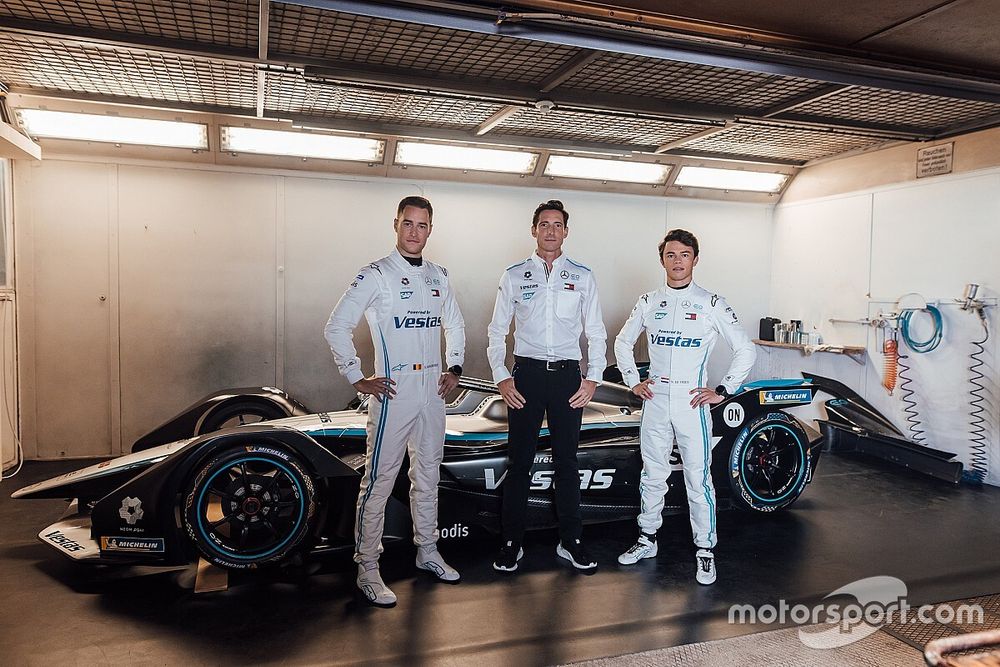 Stoffel Vandoorne, Ian James, Nyck De Vries, Mercedes-Benz EQ Formula E Team