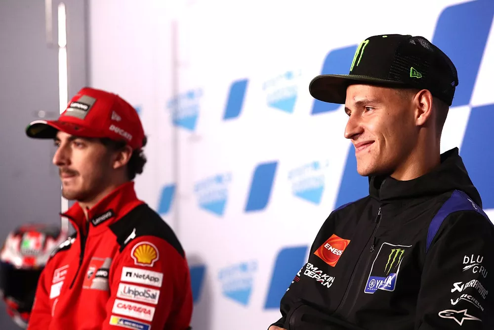 Fabio Quartararo, Yamaha Factory Racing, en conférence de presse