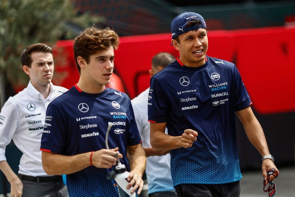 Franco Colapinto, Williams Racing, Alex Albon, Williams Racing