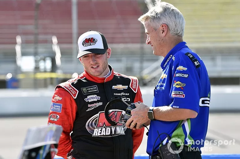  Ty Dillon, Germain Racing, Chevrolet Camaro K&L Ready Mix and Matt Borland