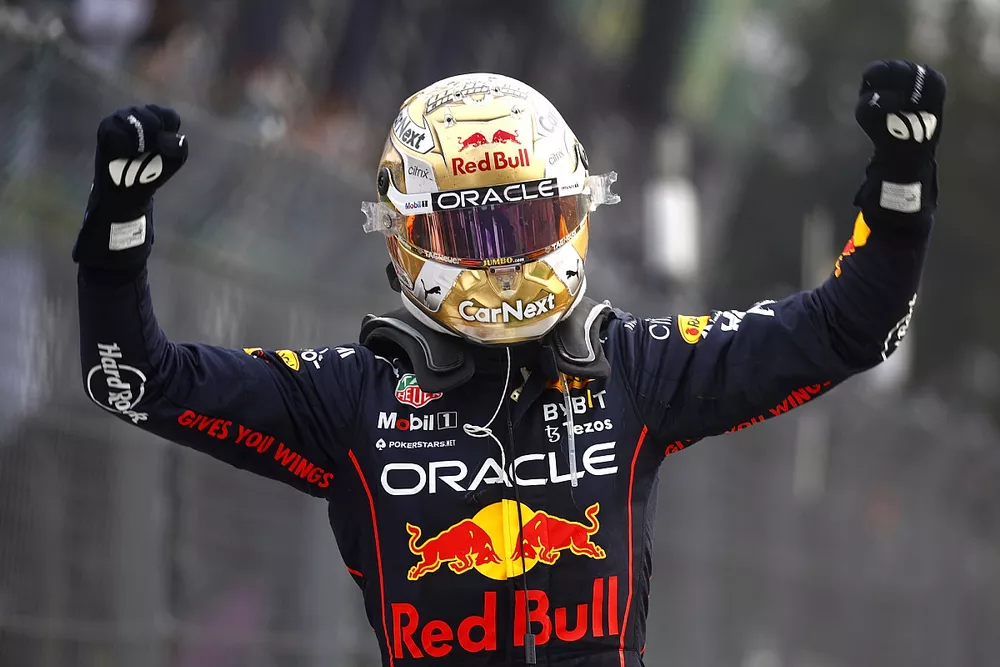 Race winner Max Verstappen, Red Bull Racing 