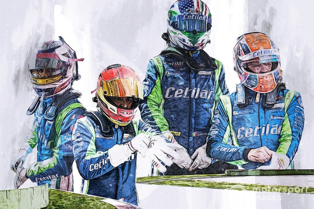 Antonio Fuoco, Alessandro Balzan, Roberto Lacorte, Giorgio Sernagiotto, Cetilar Racing