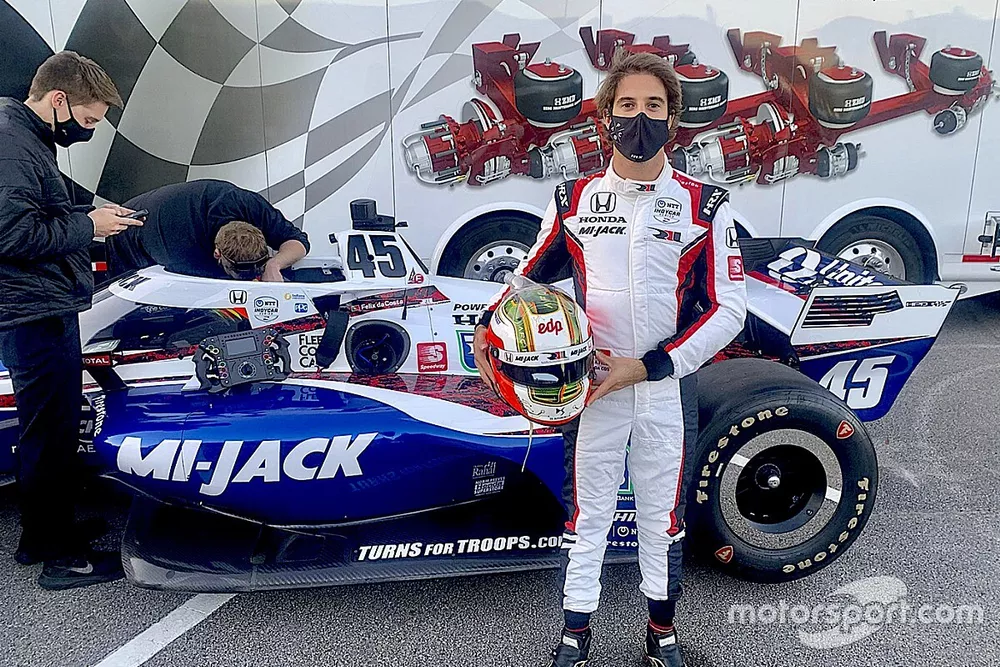 Antonio Felix da Costa, Rahal Letterman Lanigan Racing testing his Honda Indycar