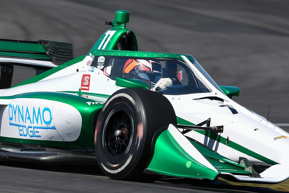 Callum Ilott, Juncos Racing tests the Juncos Hollinger-Chevrolet IndyCar 