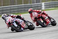 Bastianini reconoce que pasar a Bagnaia "era un poco peligroso"