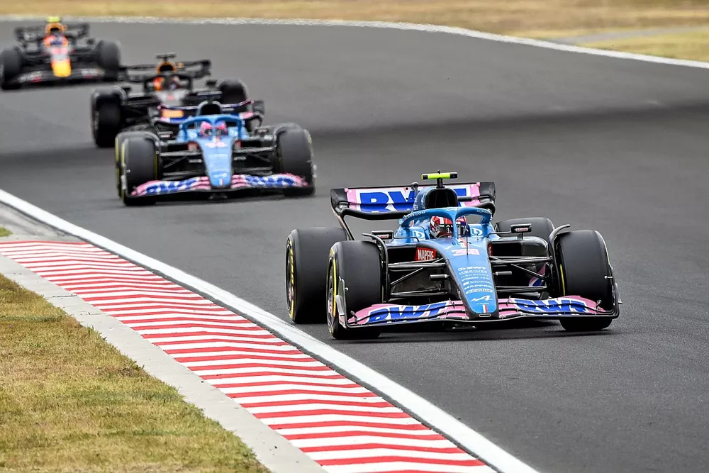 Esteban Ocon, Alpine A522, Fernando Alonso, Alpine A522