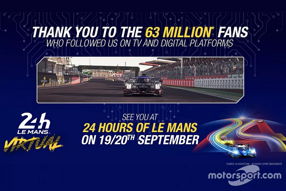 24 Hours Le Mans virtual, thank you