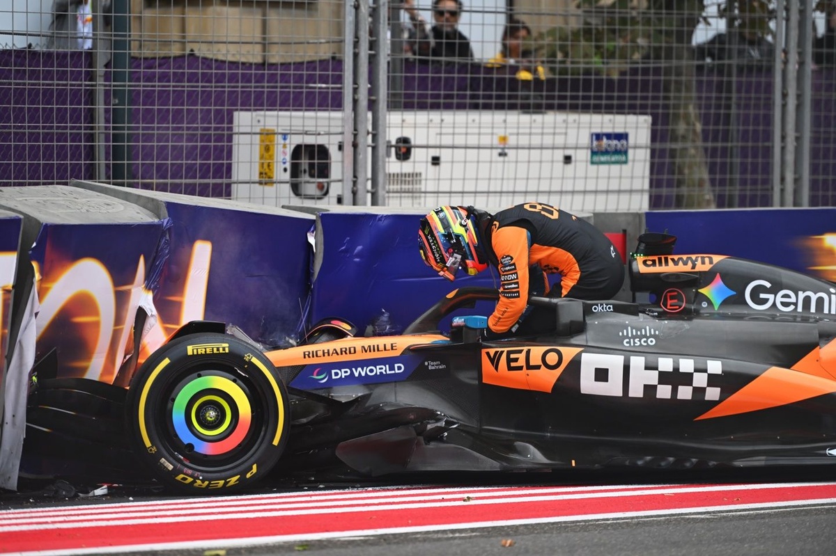 Piastri crashes out of Azerbaijan GP in huge setback for F1 championship leader