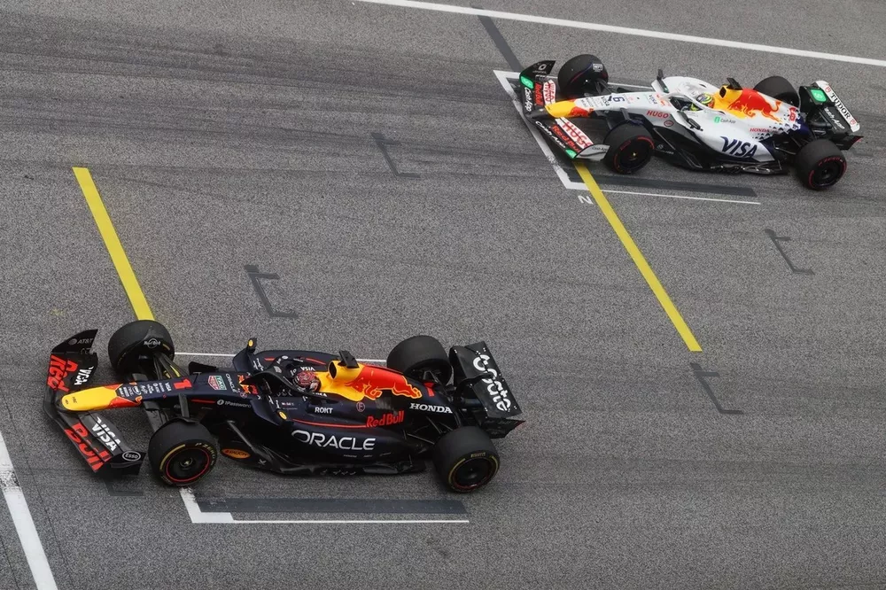 Max Verstappen, Red Bull Racing, Isack Hadjar, Racing Bulls Team