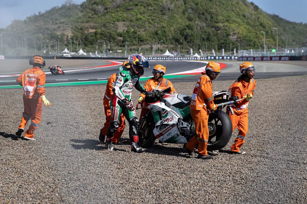 Johann Zarco, Team LCR Honda crash