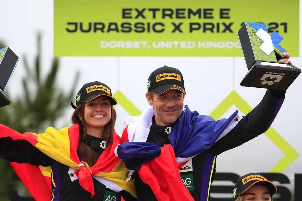 Cristina Guti&eacute;rrez, S&eacute;bastien Loeb, X44, 1&ordf; posici&oacute;n