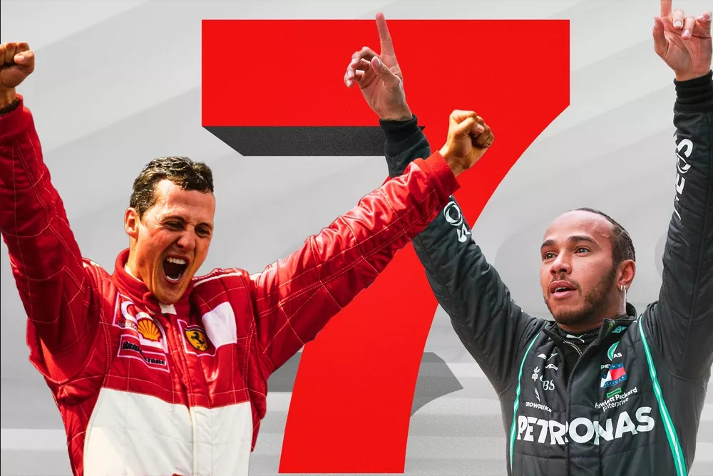 Michael Schumacher, Lewis Hamilton 7 World Championships