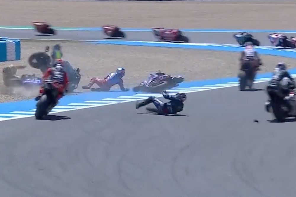 Accidente MotoGP Jerez Sprint