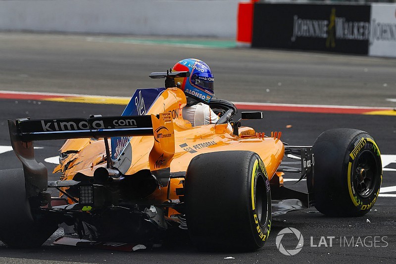 Alonso, Spa’daki kazadan sonra yedek parça eksikliği yaşıyor