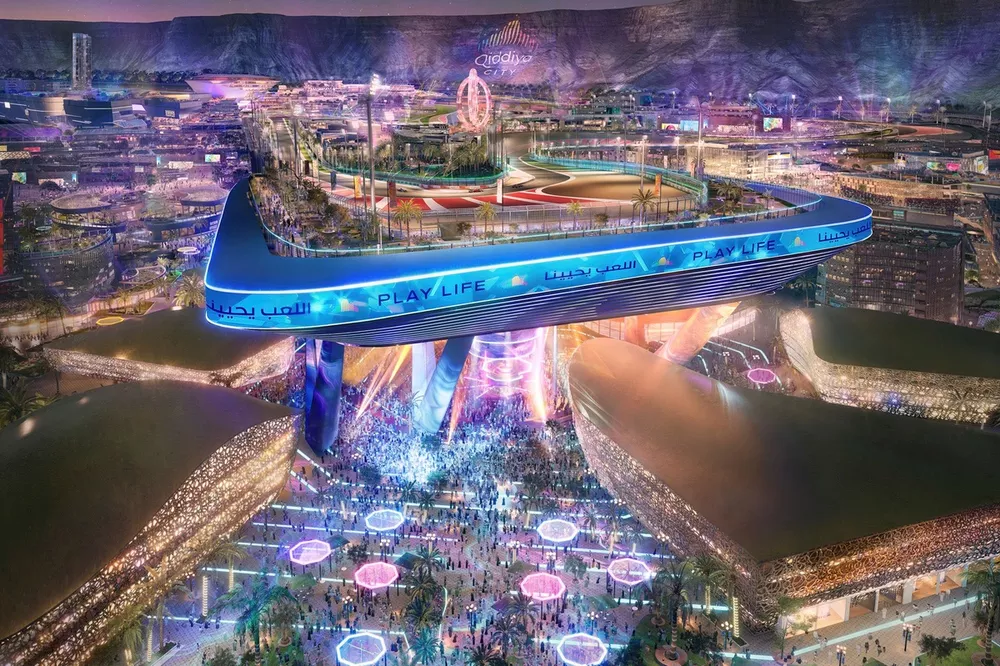 Qiddiya City track rendering