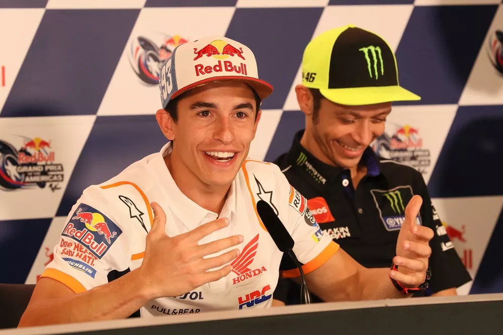 Marc Marquez, Repsol Honda Team, Valentino Rossi, Yamaha Factory Racing, Press Conference