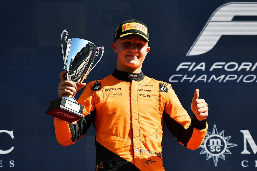 Podio: segundo Martinius Stenshorne,  Hitech TGR