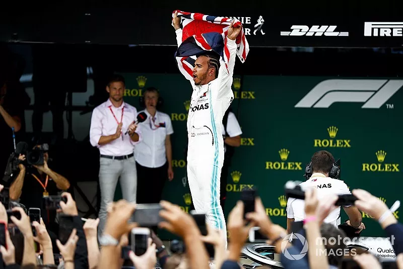 Ganador Lewis Hamilton, Mercedes AMG F1
