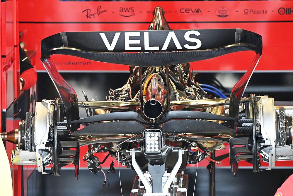 Detalle del Ferrari F1-75